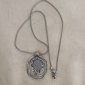 Or Paz 925 Sterling Silver Druzy Necklace